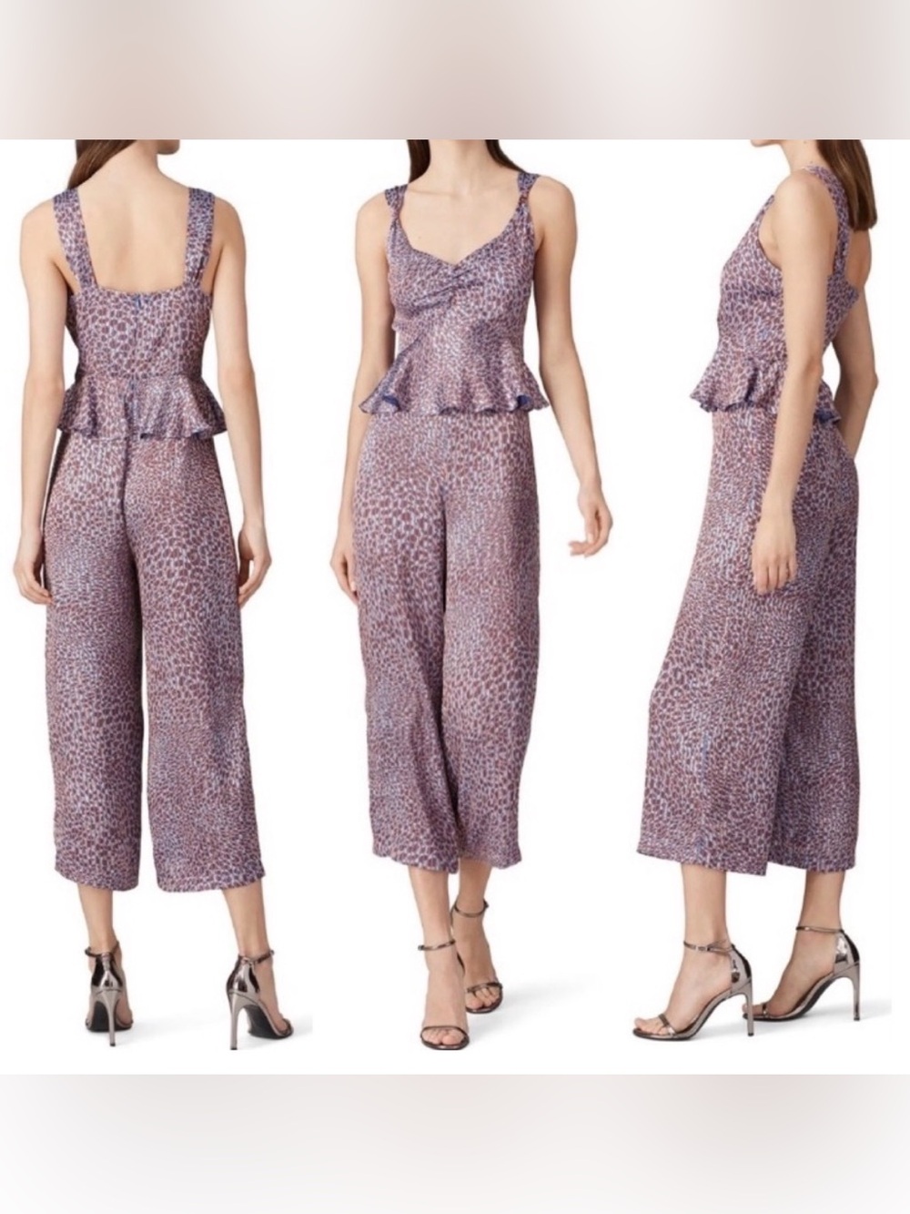 Waverly Grey Peplum Jumpsuit
